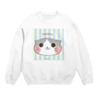 ぐみのねここ(すこてぃっしゅ) 猫 Crew Neck Sweatshirt