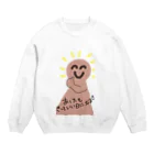 mae0804の明日もきっといい日になるさ Crew Neck Sweatshirt