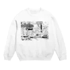 FAQと中指の町内遊泳 Crew Neck Sweatshirt