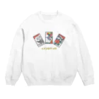 めかぶ商店のサメ花札 Crew Neck Sweatshirt