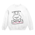 ゆるいぐっずを生み出す母のねむるうさぎ Crew Neck Sweatshirt