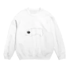 トト(兎〃)ｓｈｏｐのおやすみロップイヤーさん Crew Neck Sweatshirt