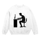 учк¡✼*のSYACHIKU(社畜) Crew Neck Sweatshirt