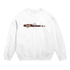 オダミヨのよコントラファゴットさん Crew Neck Sweatshirt