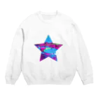 ファミリーショップJINAKOのオーロラ星(ji） Crew Neck Sweatshirt