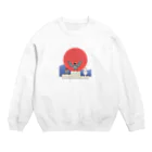 文鳥スズキの表彰される文鳥 Crew Neck Sweatshirt