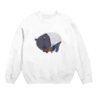 ちゃこぺん（SUZURI店）のマレーバク Crew Neck Sweatshirt