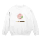 cotton-berry-pancakeの練り切りちゃん Crew Neck Sweatshirt