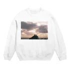 yohakuyaのyuyake　#Tシャツのよはくを埋める Crew Neck Sweatshirt