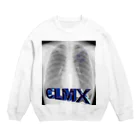 CLMX GOODS "2024"の"X-RAY" LOGO Crew Neck Sweatshirt