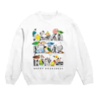 monbulanのしあわせの本棚 Crew Neck Sweatshirt