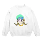 ぽついのふ〜せんがむ子 Crew Neck Sweatshirt