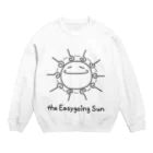 たいようSUNののんきなたいようSUN・線のみ Crew Neck Sweatshirt