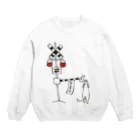 かんかん♪まーと＊。の居酒屋「ふみきり」 Crew Neck Sweatshirt