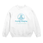 antartのfamilly canping Crew Neck Sweatshirt