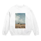 日常の一コマの海 Crew Neck Sweatshirt