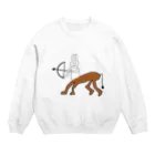 くじらのうさタウロス Crew Neck Sweatshirt