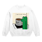 alligator_artのカレーを作る鰐 Crew Neck Sweatshirt