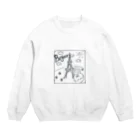 matoのエッフェル塔とマトリョーシカ Crew Neck Sweatshirt