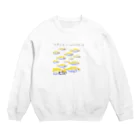 ゆずずショップのマアジだってソーシャルディスタンス Crew Neck Sweatshirt