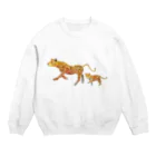 Julia_Madokaのジャガー親子 Crew Neck Sweatshirt