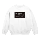 こくばんくるま　の佐原自動車　４輪&2輪 Crew Neck Sweatshirt