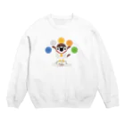 イラスト MONYAAT の競技　おしゃべり Crew Neck Sweatshirt