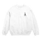 リラクゼーション&ピラティスgaitのgaitロゴ Crew Neck Sweatshirt