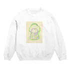 田中ひろみ(usagitv)のゆる仏画「アフロ仏」 Crew Neck Sweatshirt