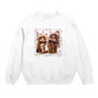 prickle◆printed◆shopのプリックル楽団【ギター】 Crew Neck Sweatshirt