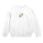 pipippuのかばぱんだ Crew Neck Sweatshirt