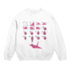 こだまの折鶴 Crew Neck Sweatshirt