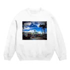 香港湯美の香港の景色 Crew Neck Sweatshirt