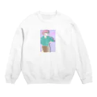 ままんのおしゃれ女子 Crew Neck Sweatshirt