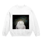 SpaceAnimal -スペースアニマル-の宇宙梟 Crew Neck Sweatshirt