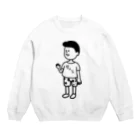 せかいのおかっぱの替え玉 Crew Neck Sweatshirt