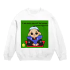 うーちゃぽこの福助人形 Crew Neck Sweatshirt