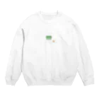 ゆるちゃん△の抹茶ラテ Crew Neck Sweatshirt