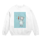 杜の魚のアイスクリンとメドゥーサ Crew Neck Sweatshirt