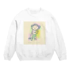 田中ひろみ(usagitv)のゆる仏画「善財童子」 Crew Neck Sweatshirt