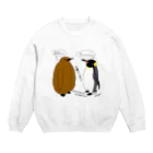 Draw freelyの王様ペンギン Crew Neck Sweatshirt