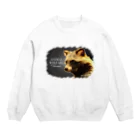 有限会社サイエンスファクトリーのANIMAL WELFARE　たぬき Crew Neck Sweatshirt