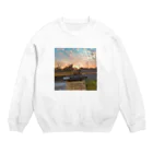 もずくの猫神様 Crew Neck Sweatshirt