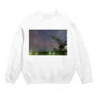 ハゲのメガネの日暮れ Crew Neck Sweatshirt