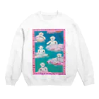 くまきちショップやさんのみんなの天国 Crew Neck Sweatshirt