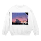 ミチカさん屋@沖縄景色グッズの朝日 Crew Neck Sweatshirt