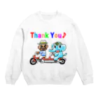 RAJACAFEのThank you ! Crew Neck Sweatshirt