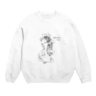 mannaのゆりとモダン Crew Neck Sweatshirt