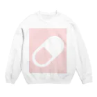 𝐊𝐀𝐍𝐎の精神科行く時着るように Crew Neck Sweatshirt