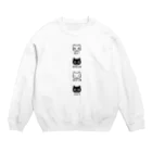 studio cololon雑貨部の楽しそうなネコ Crew Neck Sweatshirt